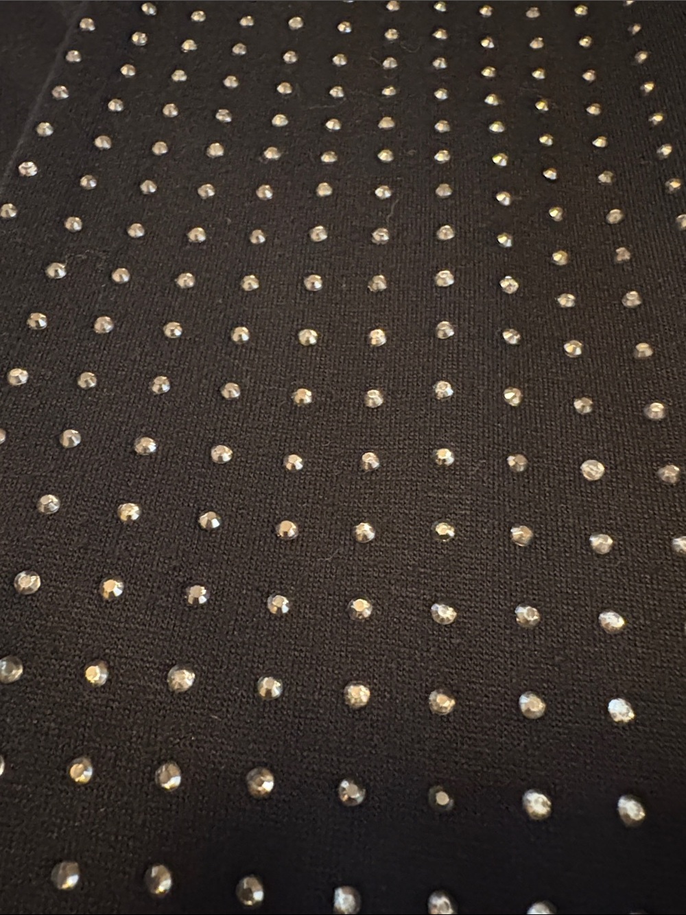 Women’s long sleeve top with crystal sleeves - Picture 3 of 4